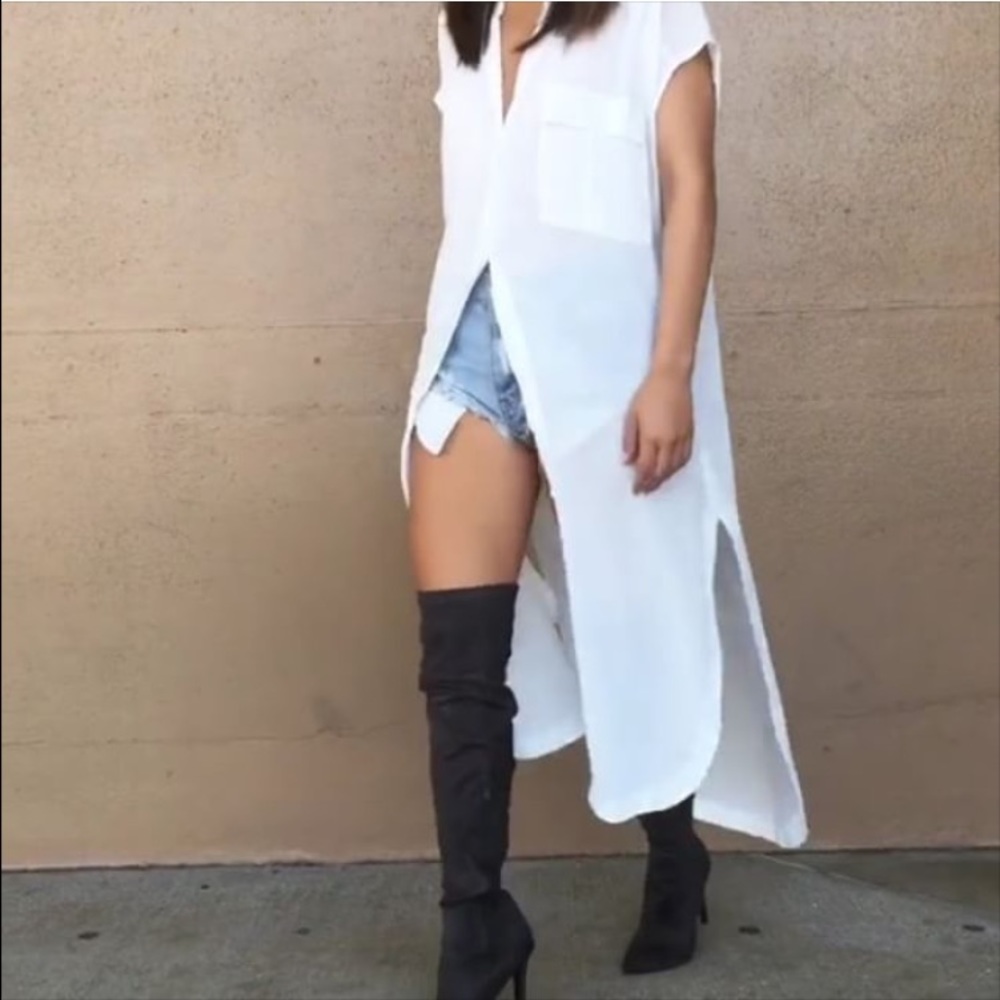 ASTR button down tunic
