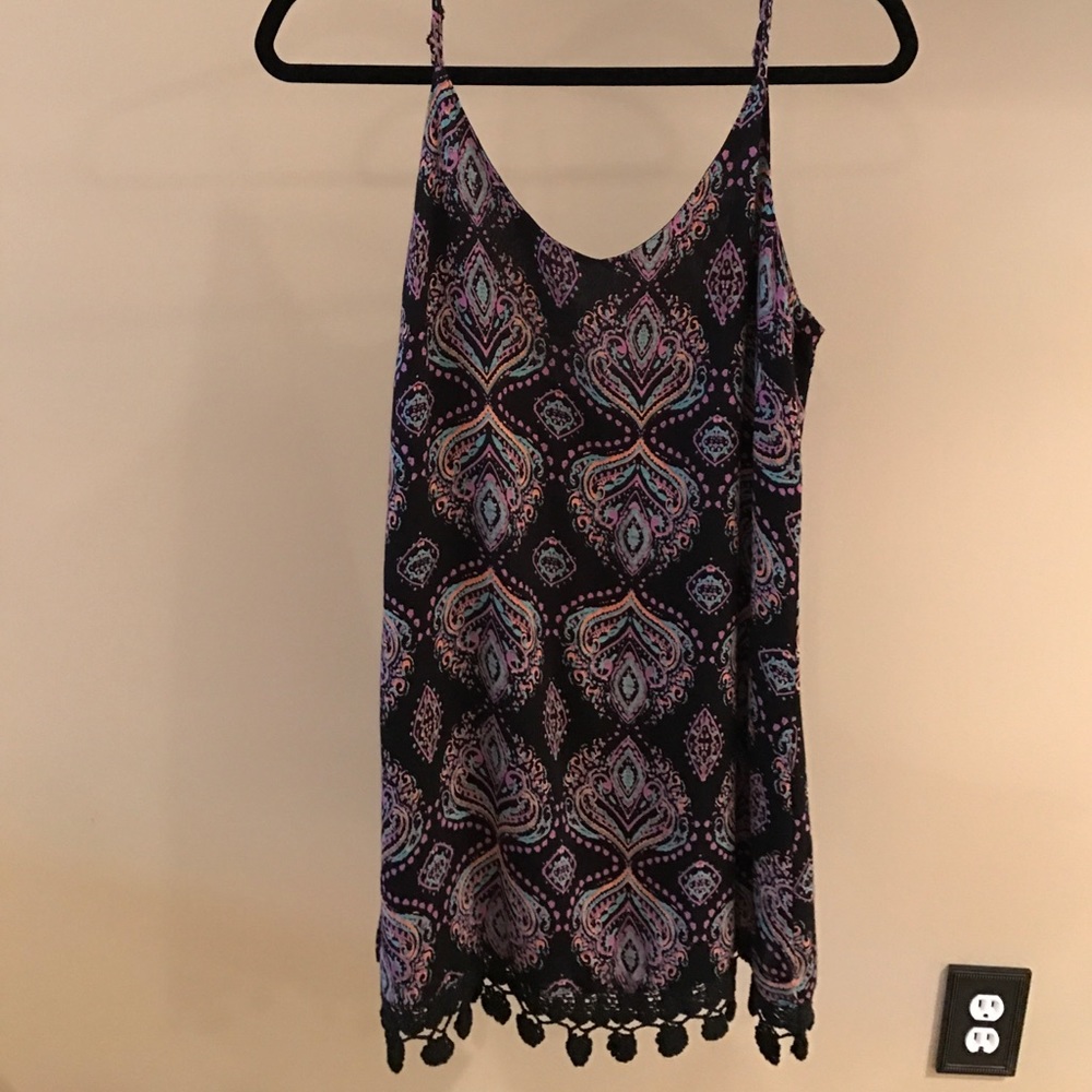 Floral design shift dress