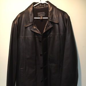 J. Crew Men's leather jacket