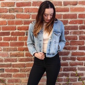 Zara vintage denim jacket