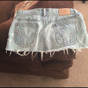 Adorable Hollister jean skirt