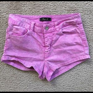 High waisted shorts