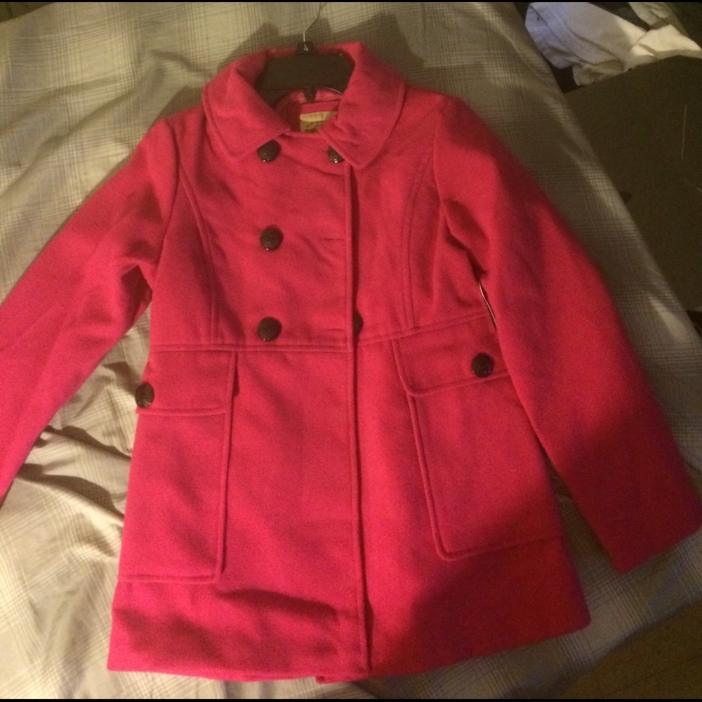 PINK PEACOAT FOR YOUNG LADY!!!!