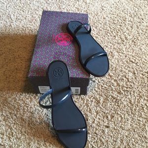 Tory Burch Black Sandals (never worn)