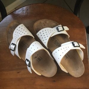 White Birkenstock Sandals