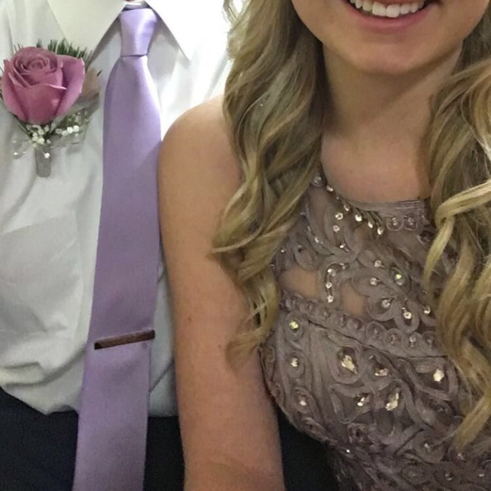 Lavender prom dress
