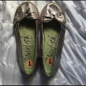 Metallic Blowfish flats