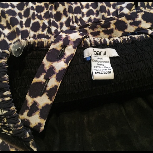 BAR III WOMEN'S DOT-PRINT V-NECK JUMPSUIT - Picture 4 of 4