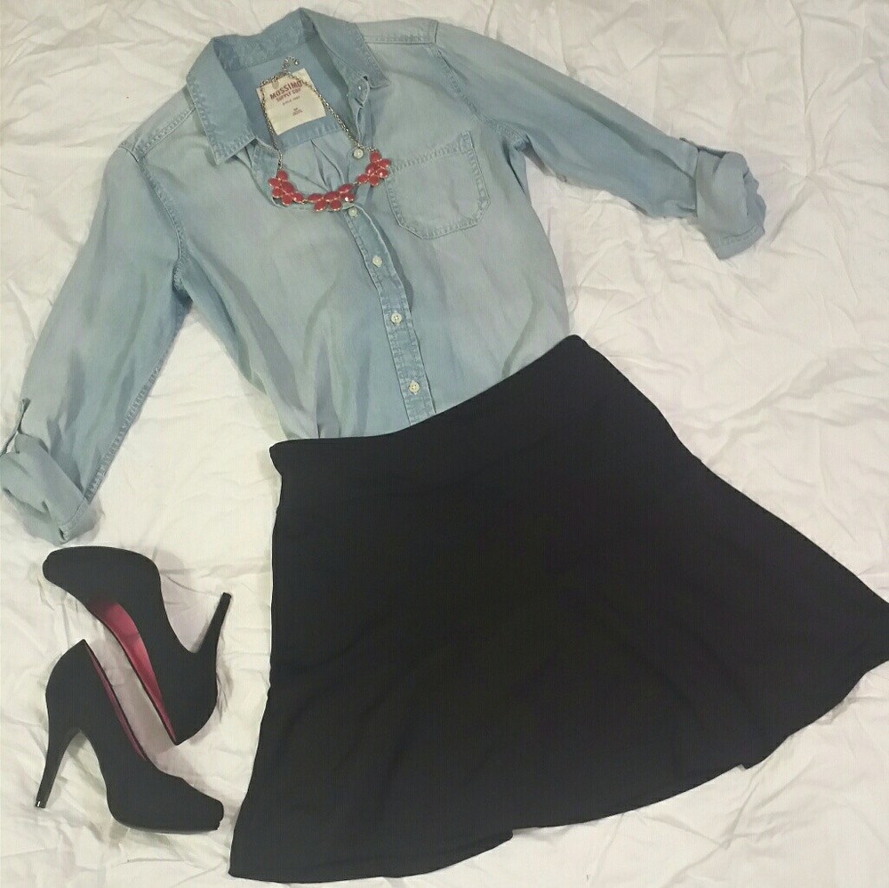 Cross Cut Skirt