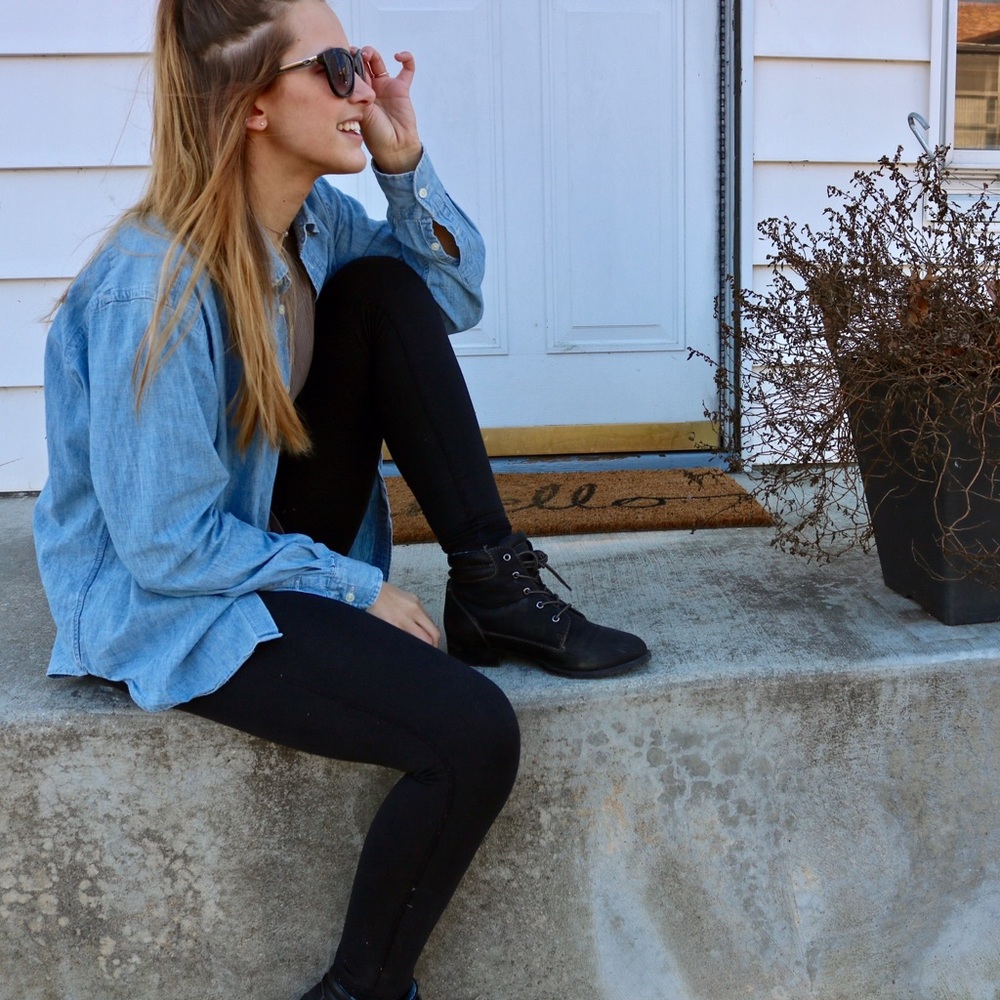 Eddie Bauer Matte Black Booties
