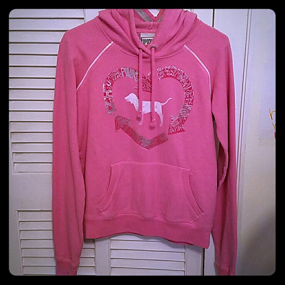 VINTAGE VS Pink pullover hoodie