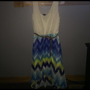 M chevron dress