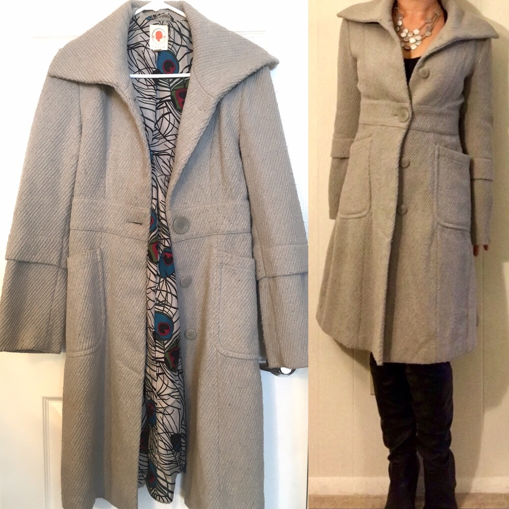 Tulle Anthropologie Coat