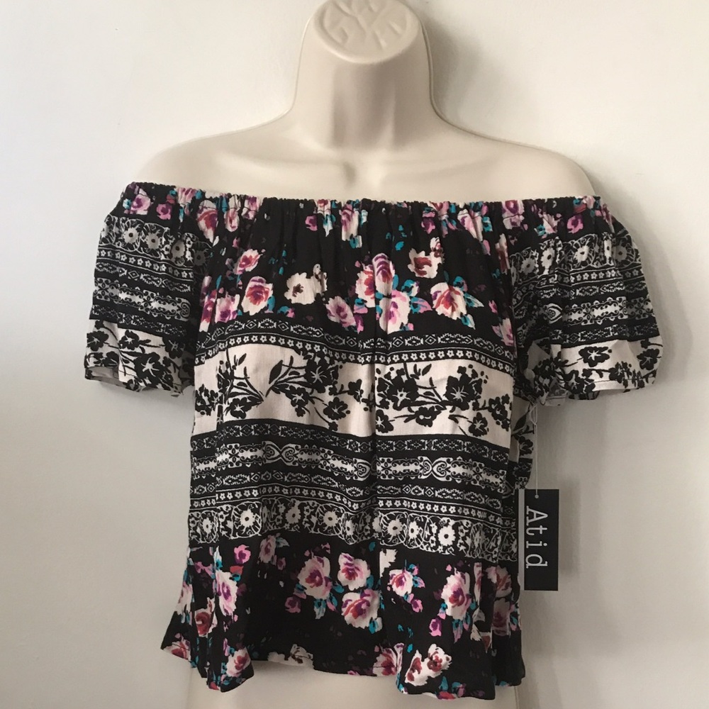 Off the Shoulder Floral Top