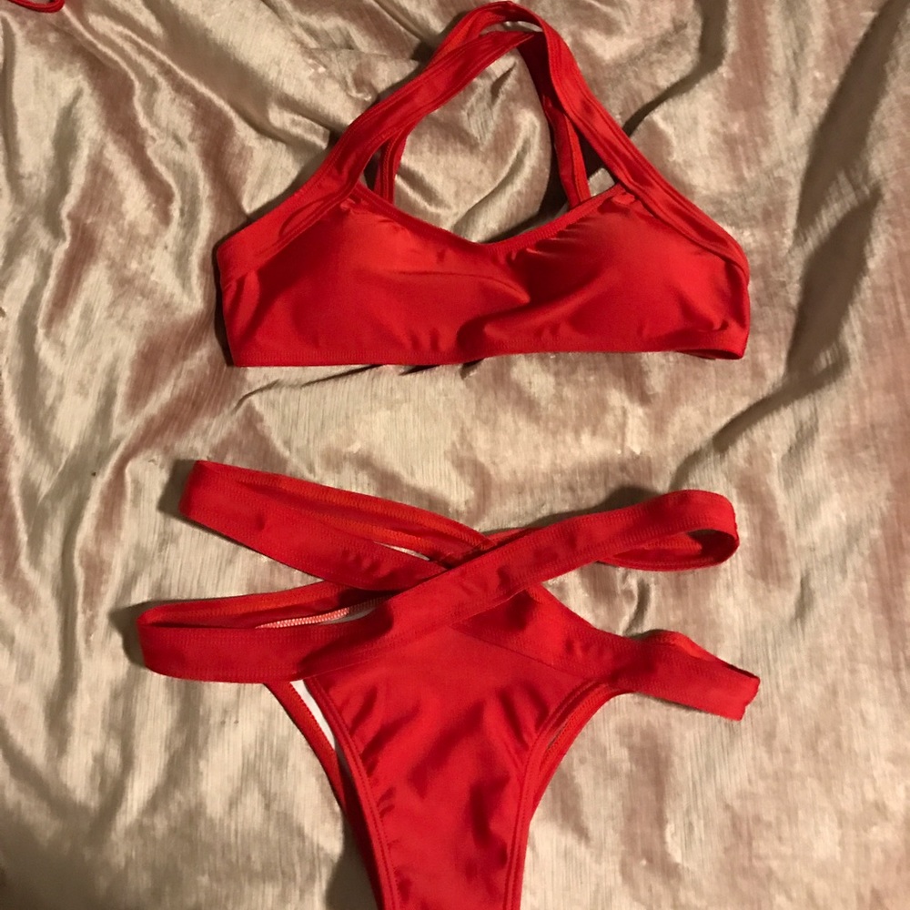 Red bikini