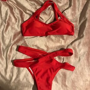 Red bikini