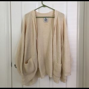 UNIF Ivory Hole Cardigan