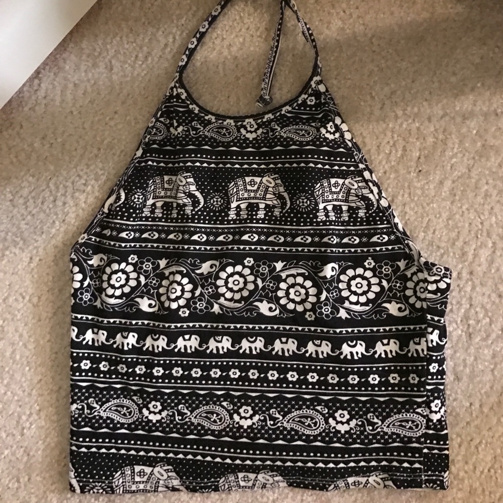 Halter top crop top