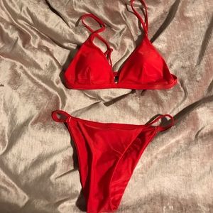 Red bikini