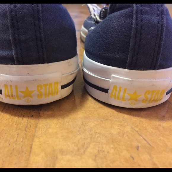 Unisex Converse no lace Chucks, denim blue - Picture 3 of 4