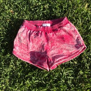 Pink denim American Apparel shorts