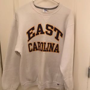East Carolina White Crew Neck
