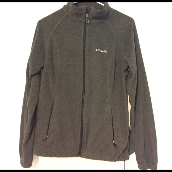 Columbia Sportswear Grey fleece zip up - Picture 1 of 2