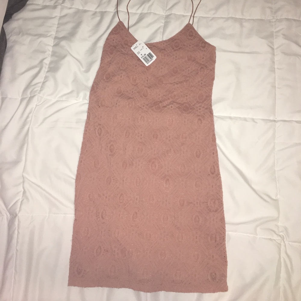Spaghetti strap mini dress, new with tags