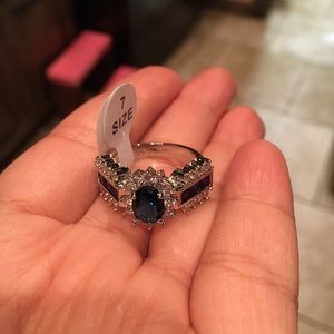 Size 7 and 8 Silver Ring