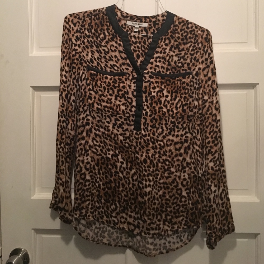 Leopard print blouse