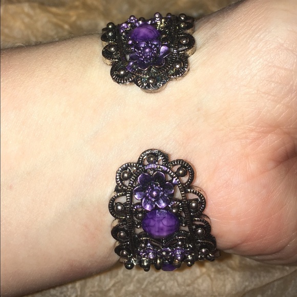 Owl Rhinestone Slave Bangle - Picture 4 of 4