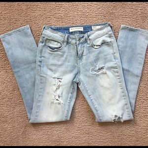 Destroyed Denim Skinnies