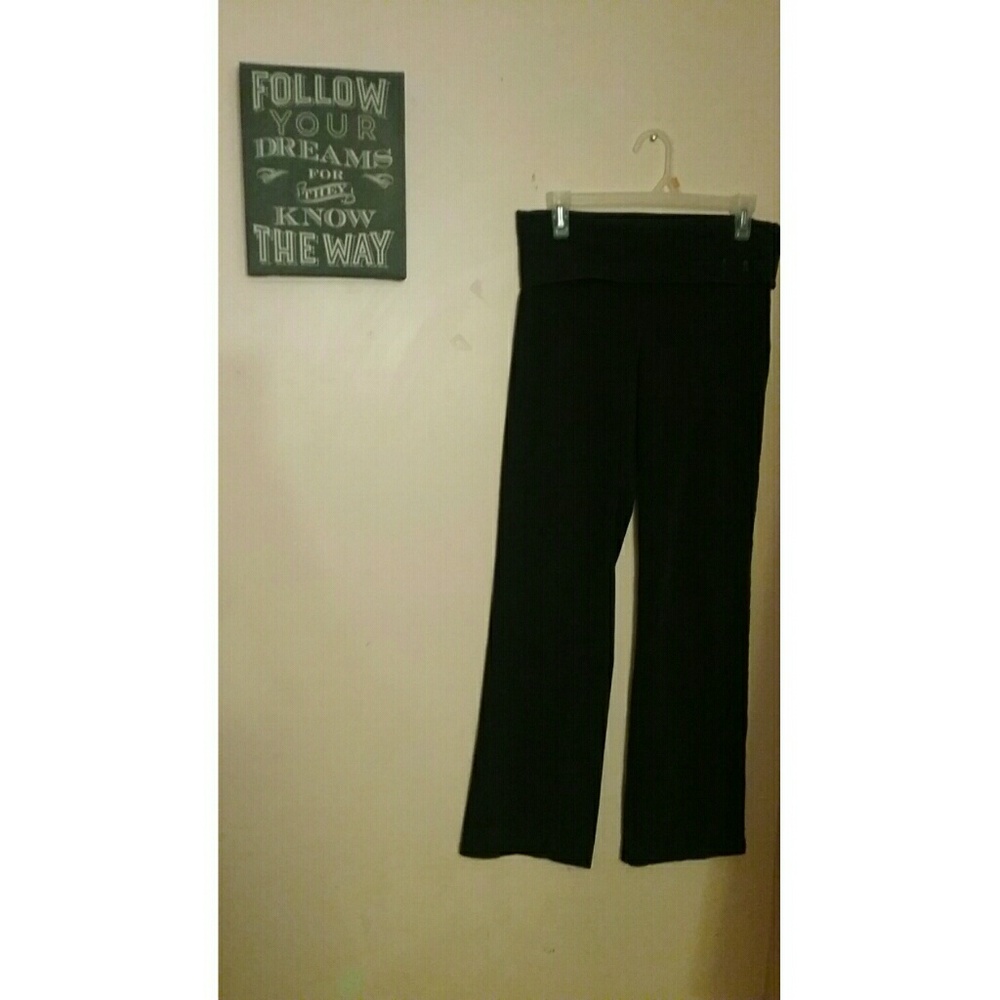 PINK Black Yoga Pants