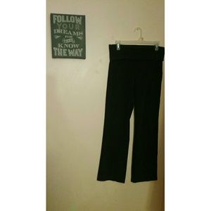 PINK Black Yoga Pants