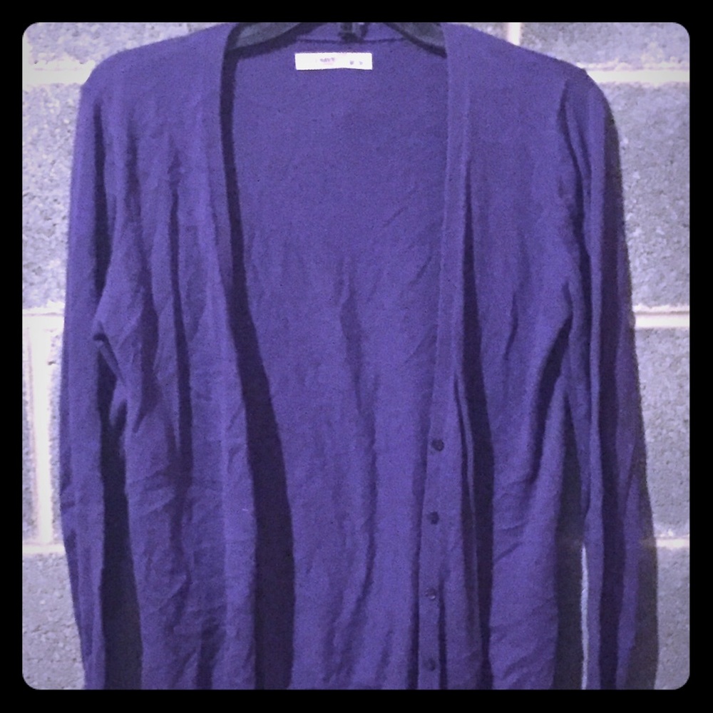 Size medium old navy purple cardigan
