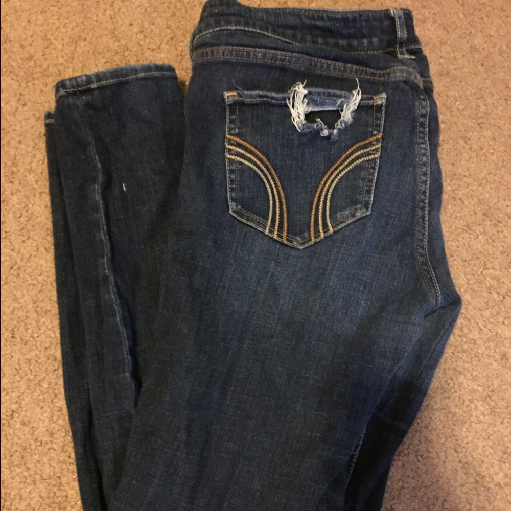Hollister ripped jeans