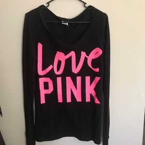 Love pink long sleeve size Lg.
