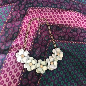 flower statement necklace