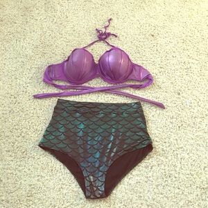 Little Mermaid Rave Bra