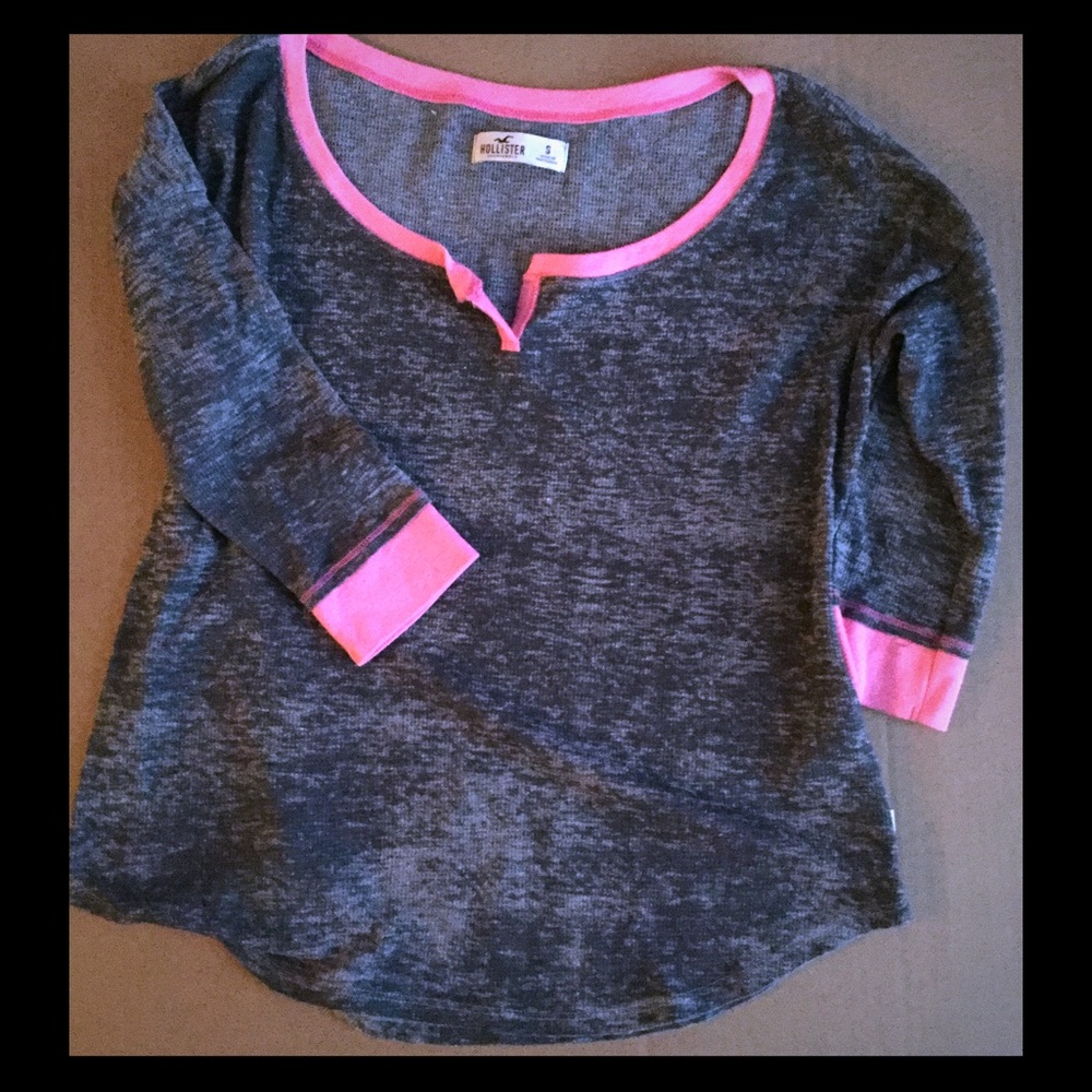 3/4 sleeve flowy hollister top