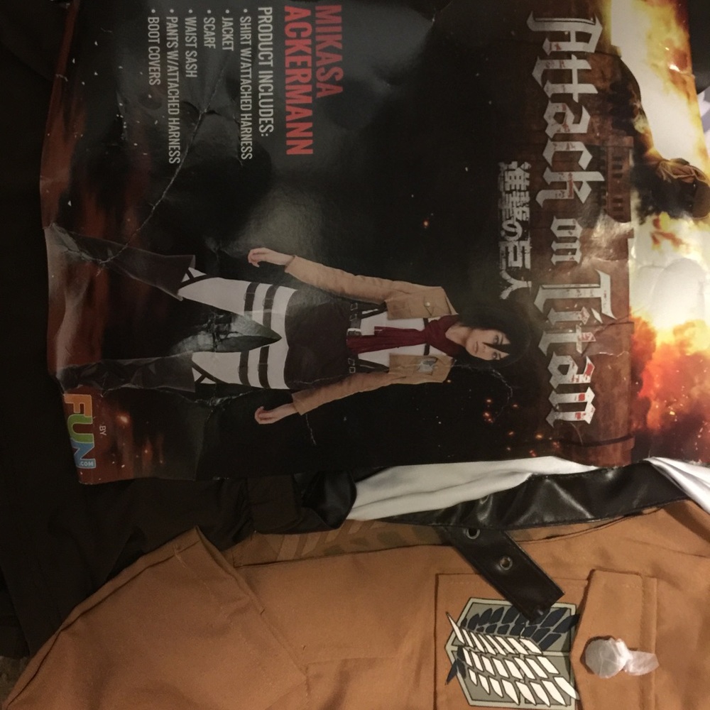 Attack of titans cosplay costume. Adult small.