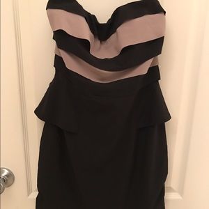 Strapless Frill Dress