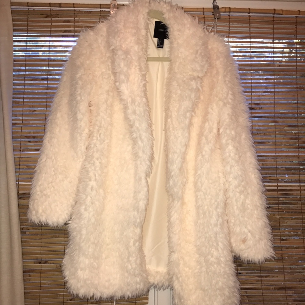 Faux fur jacket