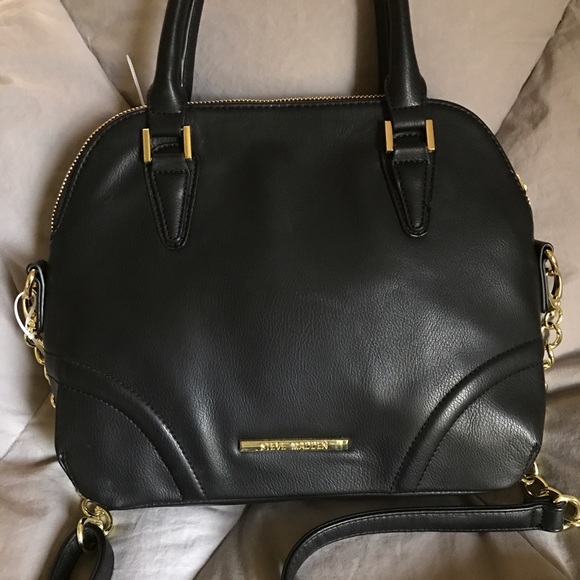 SOLD ON V // Steve Madden Black Studded Purse - Picture 2 of 4