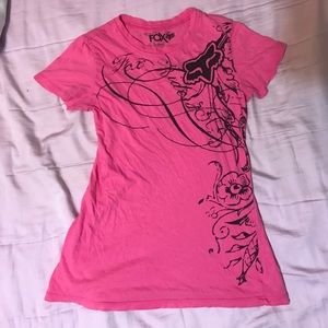 Woman's Pink FOX tee