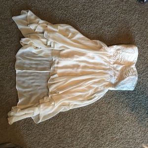 Cream dress size small