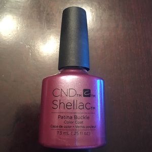 CND Shellac Polish. Patina Buckle Color Coat