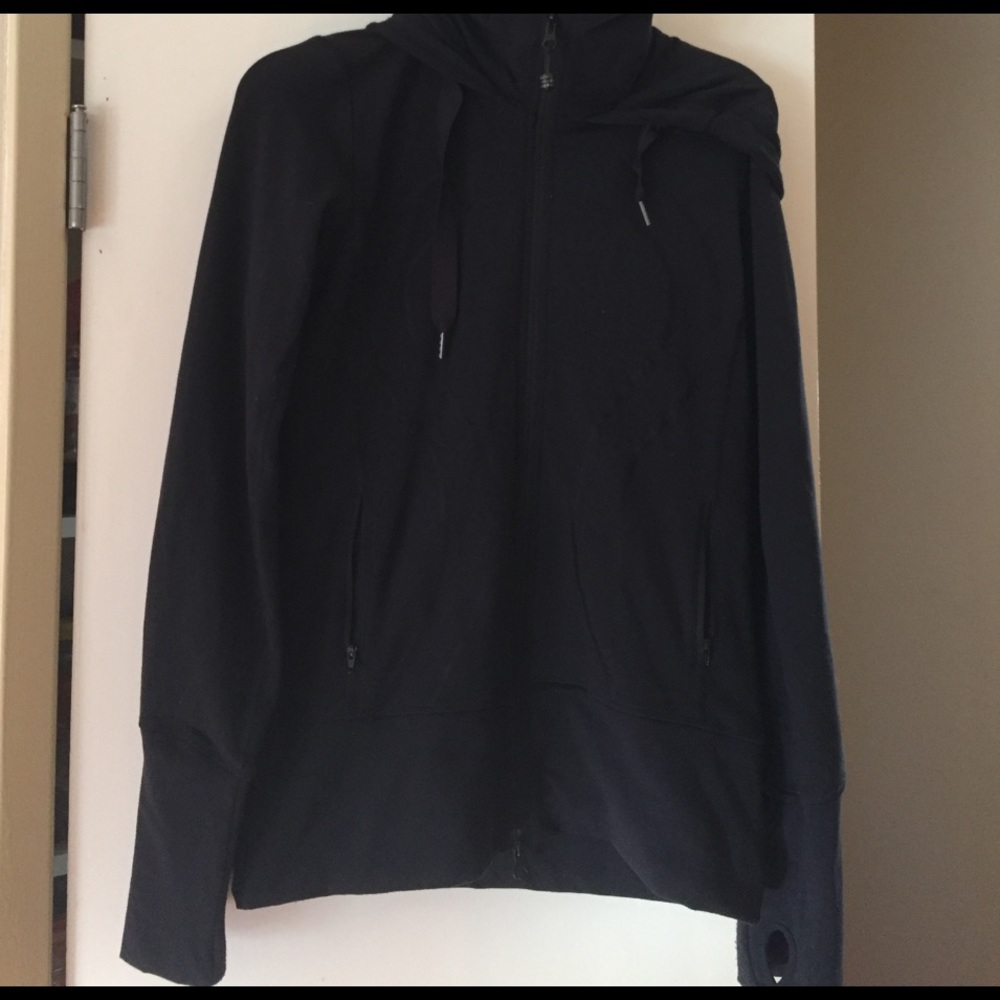 Lulu brushed zip up hoodie