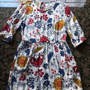 Floral little girls dress