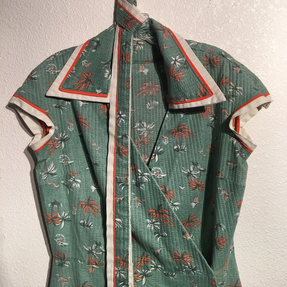 Vintage wrap around dress